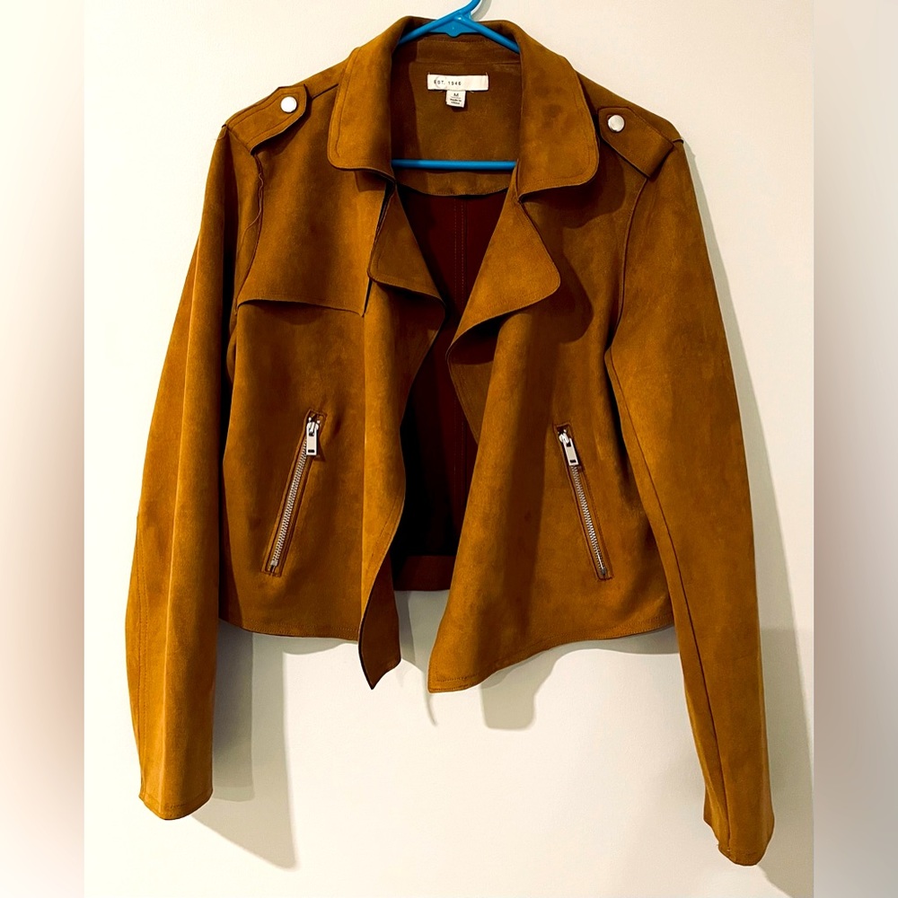 Faux Suede Brown Jacket